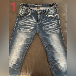 Affliction jeans size 32w